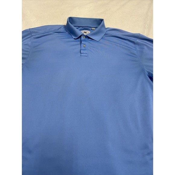 Callaway Polo Shirt Mens XL Blue X Series Short Sleeve Performance Tech Golfing - Picture 2 of 8